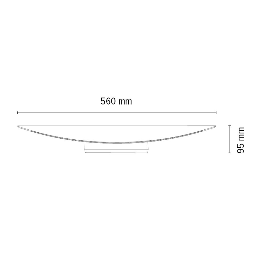 Dæmpbar LED-væglampe DUBAI LED/6,5W/230V eg