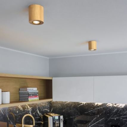 Loftlampe WOODDREAM 1xGU10/6W/230V eg