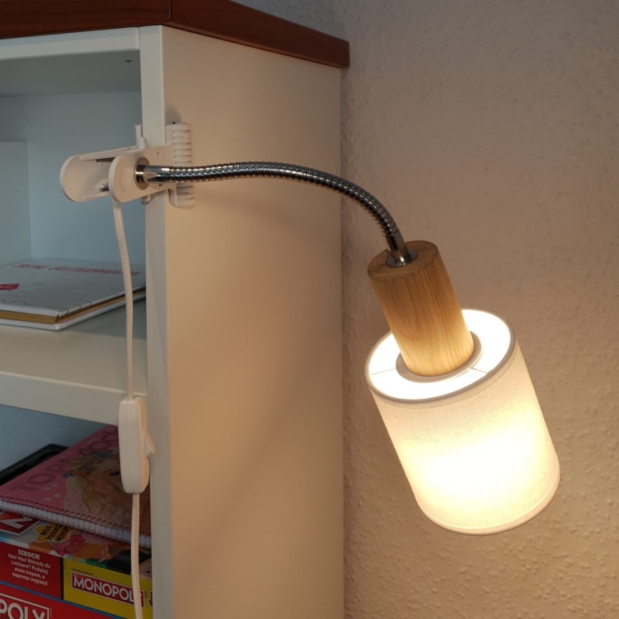 Lampe med klemme TREEHOUSE 1xE27/25W/230V eg