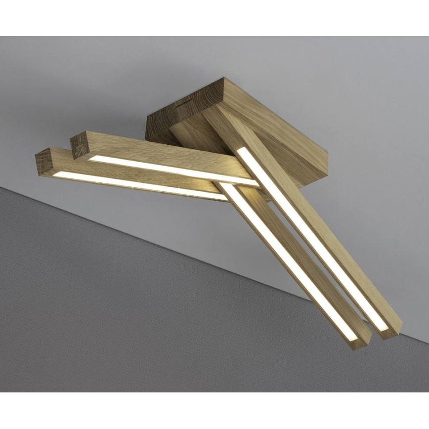 LED loftlampe LINUS 4xLED/4,5W/230V mat eg - FSC-certificeret