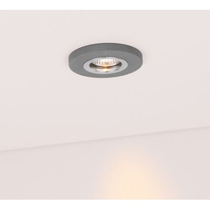 LED indbygningsspot VITAR 1xGU10/5W/230V beton - FSC-certificeret