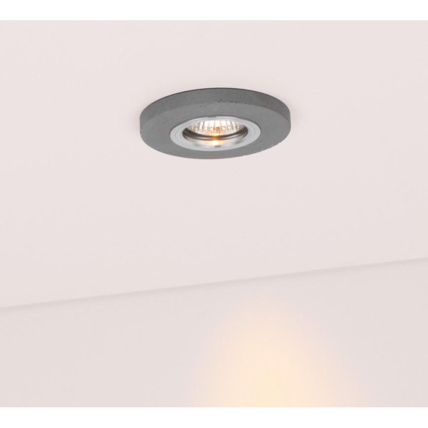 LED indbygningsspot VITAR 1xGU10/5W/230V beton - FSC-certificeret
