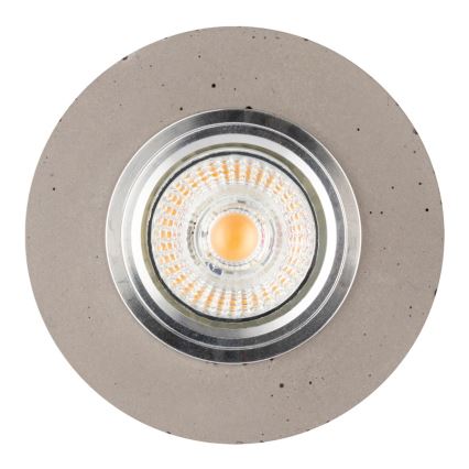 LED indbygningsspot VITAR 1xGU10/5W/230V beton - FSC-certificeret