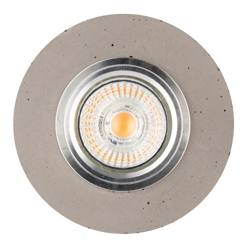 LED indbygningsspot VITAR 1xGU10/5W/230V beton - FSC-certificeret