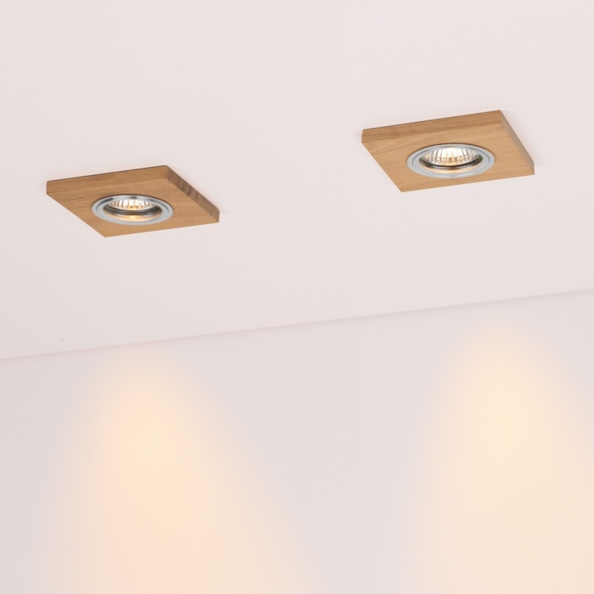 SÆT 3x LED indbygningslampe VITAR 1xGU10/5W/230V CRI 90 eg – FSC certificeret
