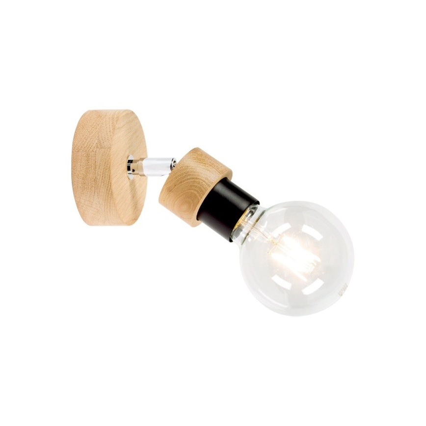 Vægspot MARJOLAINE 1xE27/25W/230V egetræ - FSC-certificeret
