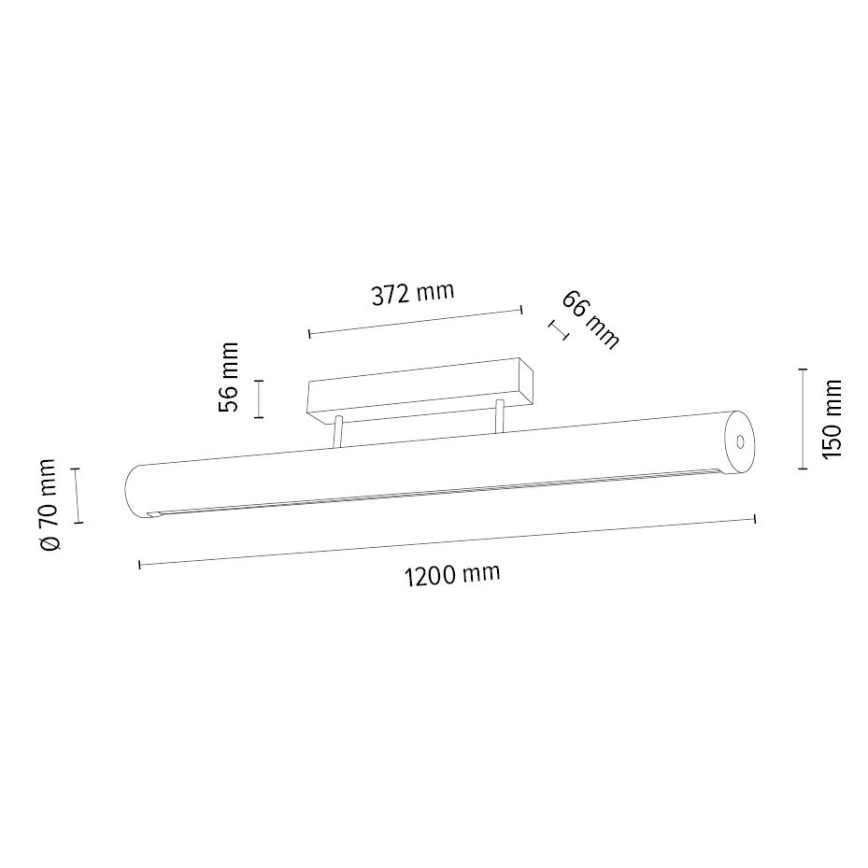 LED loftlampe dæmpbar CONOR LED/34,5W/230V eg – FSC certificeret
