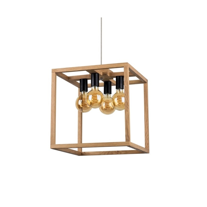 Pendel KAGO 4xE27/60W/230V - FSC-certificeret