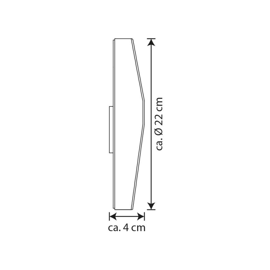 Soldrevet LED husnummer LED/3x0,1W/2,4V 1200 mAh IP44