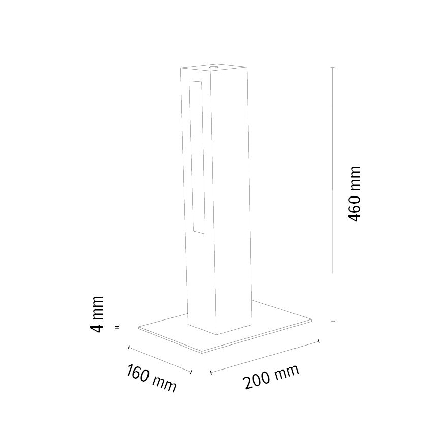 LED bordlampe dæmpbar LEON LED/9W/230V eg – FSC certificeret