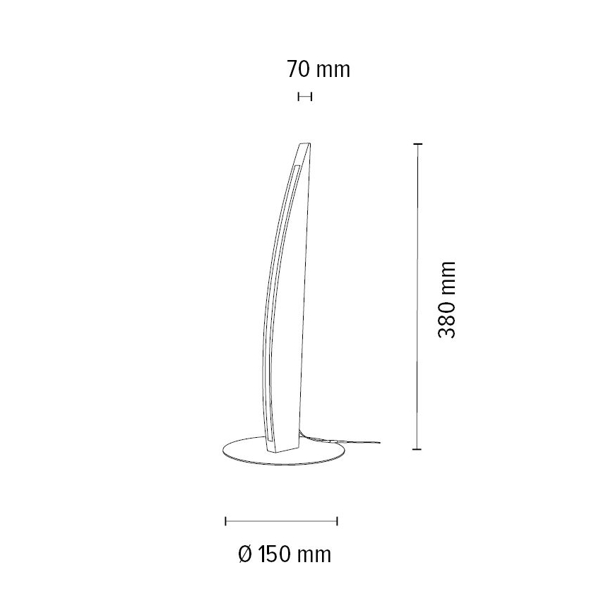 LED bordlampe dæmpbar DUBAI LED/4W/230V eg – FSC certificeret