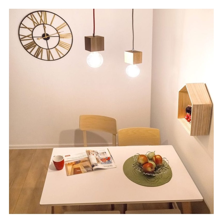 Pendel TRONGO 1xE27/60W/230V - FSC-certificeret