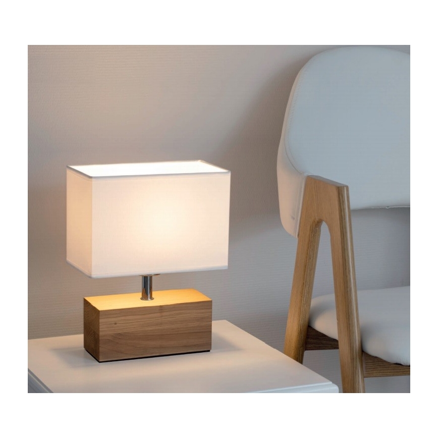 Bordlampe THEO 1xE27/25W/230V - FSC-certificeret