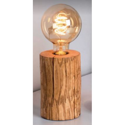 Bordlampe TRABO 1xE27/25W/230V fyrretræ