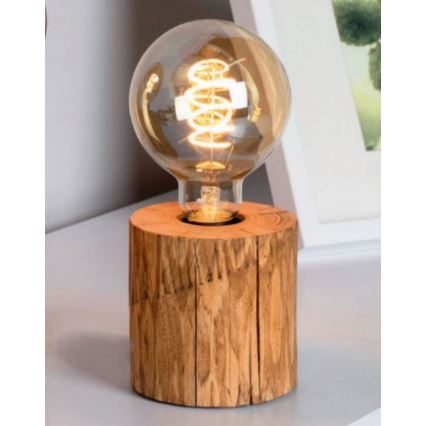 Bordlampe TRABO 1xE27/25W/230V fyrretræ