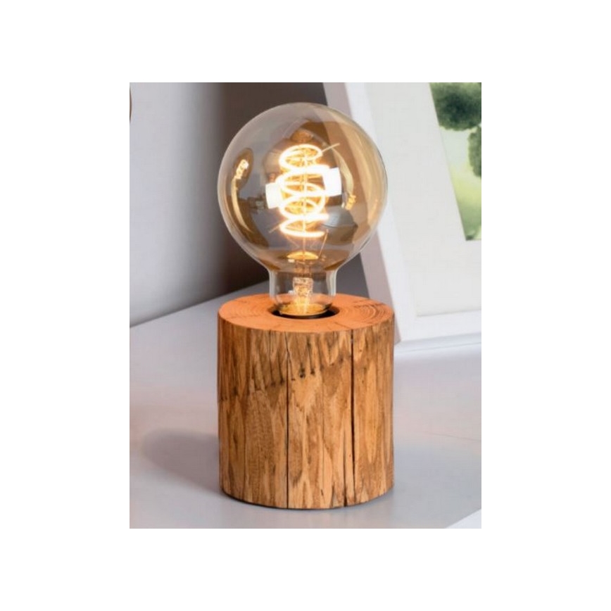 Bordlampe TRABO 1xE27/25W/230V fyrretræ