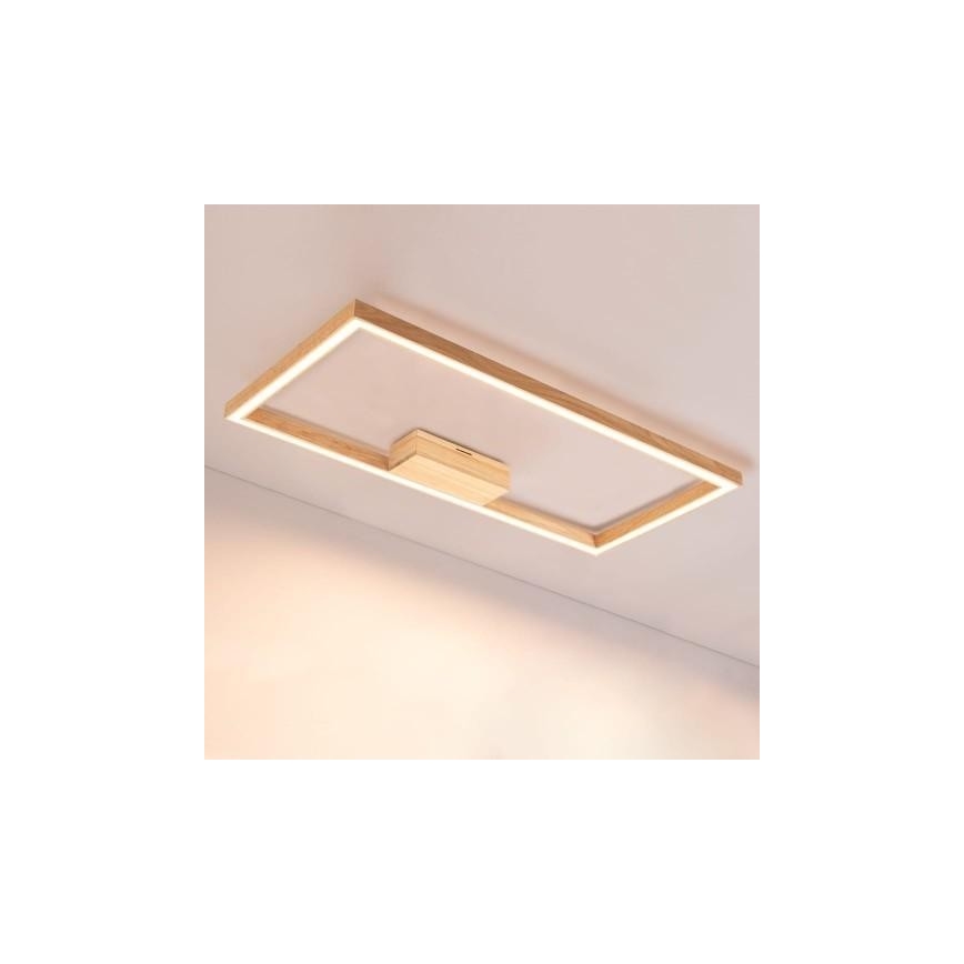 LED lampe dæmpbar RAMME LED/34W/230V + fjernbetjening mat eg - FSC-certificeret