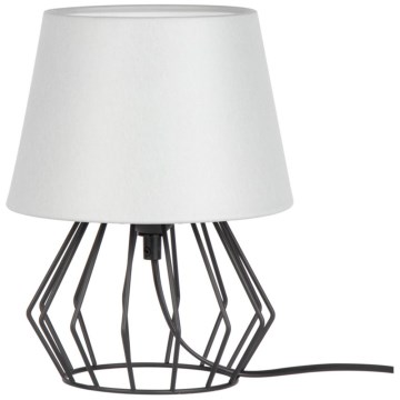 Spot-Light - Bordlampe MANGOO 1xE27/40W/230V grå/sort