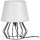 Spot-Light - Bordlampe MANGOO 1xE27/40W/230V grå/sort