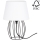 Spot-Light - Bordlampe MANGOO 1xE27/40W/230V hvid/sort - FSC-certificeret