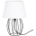 Spot-Light - Bordlampe MANGOO 1xE27/40W/230V hvid/sort