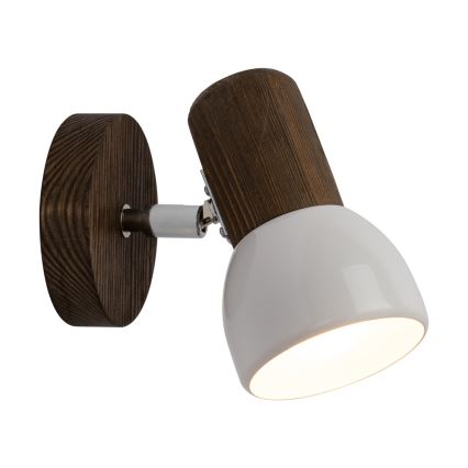 Vægspot NEL 1xE27/15W/230V fyrretræ