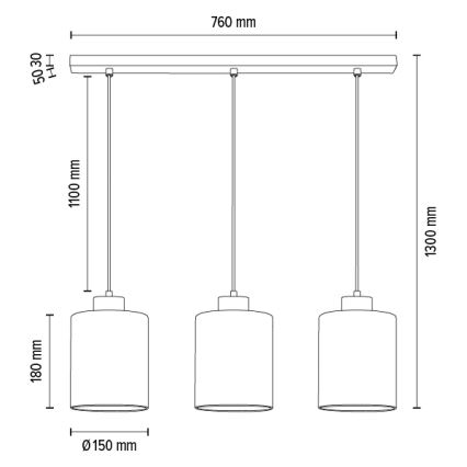 Udskiftningsglas ZEFIR E27 hvid