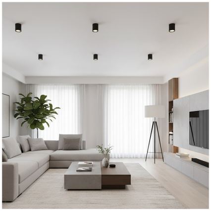 Spot OH12 1xGX53/35W/230V 9,6 cm sort