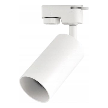 Spot til 1-faset skinnesystem 1xGU10/10W/230V hvid