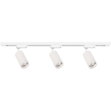 Spot til skinnesystem PIPE 3xGU10/10W/230V hvid