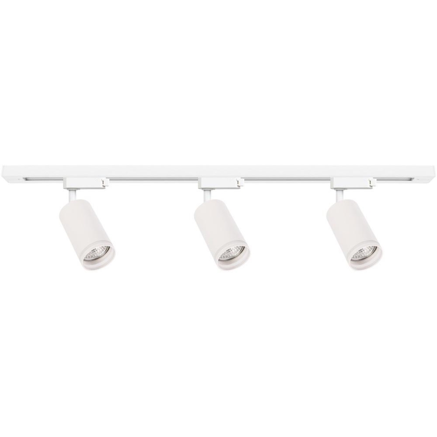 Spot til skinnesystem PIPE 3xGU10/10W/230V hvid