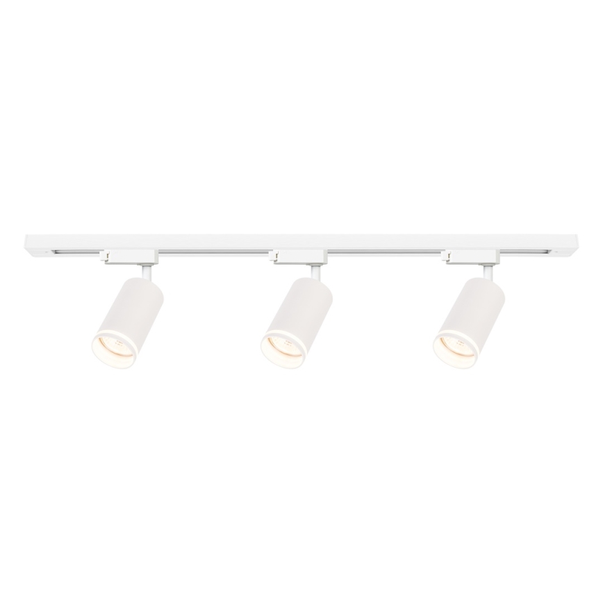 Spot til skinnesystem PIPE 3xGU10/10W/230V hvid