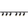 Spot til skinnesystemet MICA 6xGU10/10W/230V, sort/guld