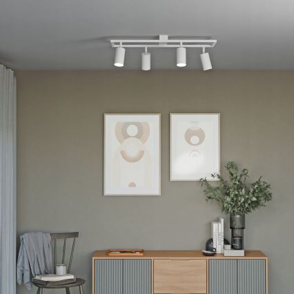 Spotarmatur 4xGU10/30W/230V hvid