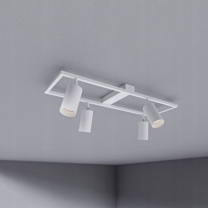 Spotarmatur 4xGU10/30W/230V hvid