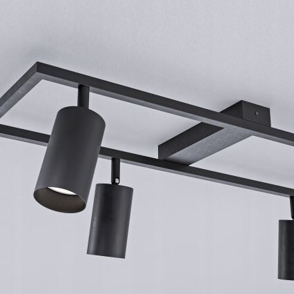 Spotarmatur 4xGU10/30W/230V sort