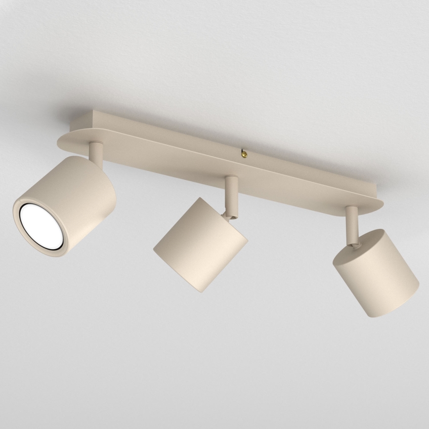 Spotarmatur DEMIA 3xGU10/8W/230V beige