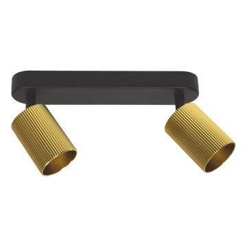 Spotarmatur ELAN 2xGU10/30W/230V guld/sort