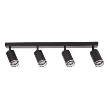 Spotarmatur PIPE 4xGU10/10W/230V sort