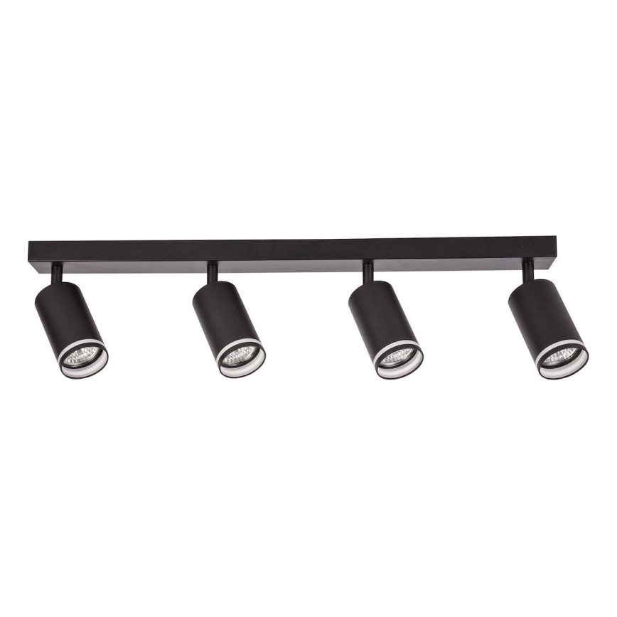 Spotarmatur PIPE 4xGU10/10W/230V sort