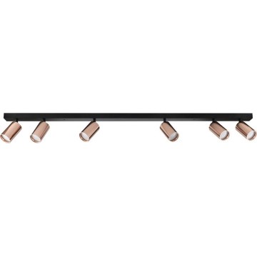 Spotarmatur PUNTO 6xGU10/9W/230V rosaguldfarvet