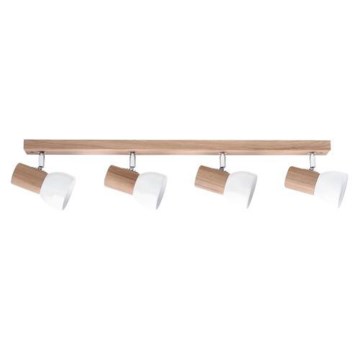 Spotarmatur SVENDA 4xE27/60W/230V eg/hvid