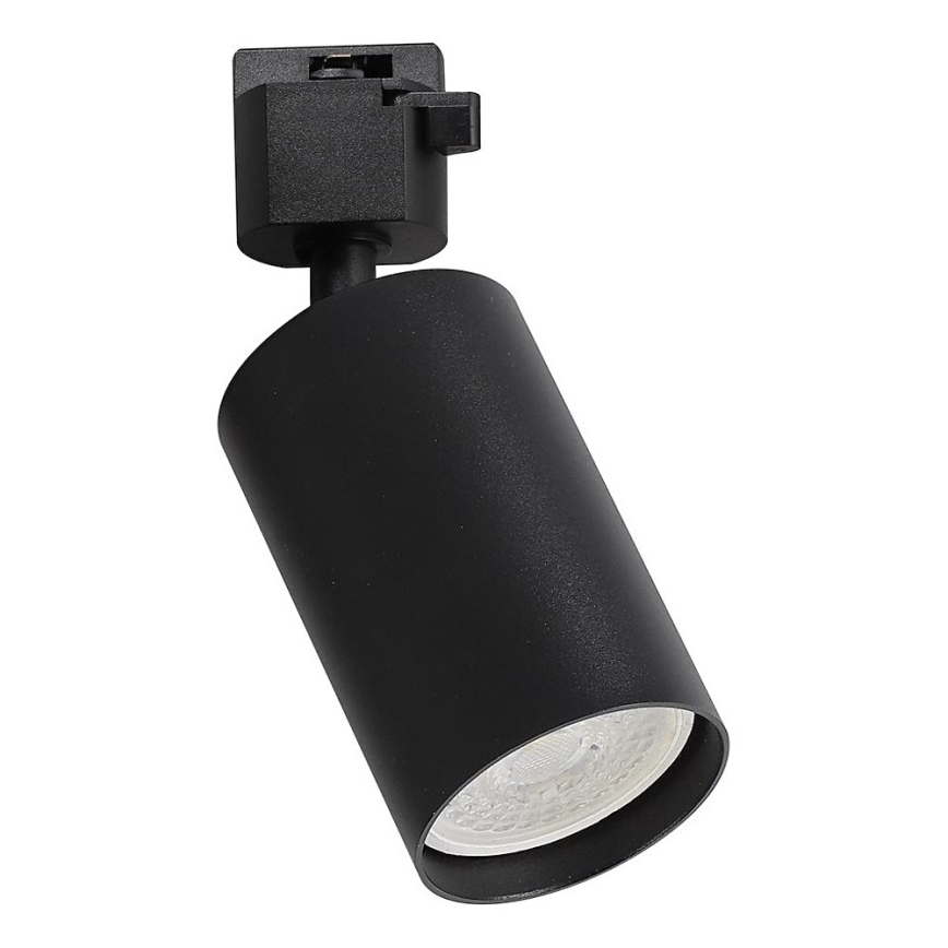 Spotarmatur til 1-faset skinnesystem TIGER 1xGU10/10W/230V, sort