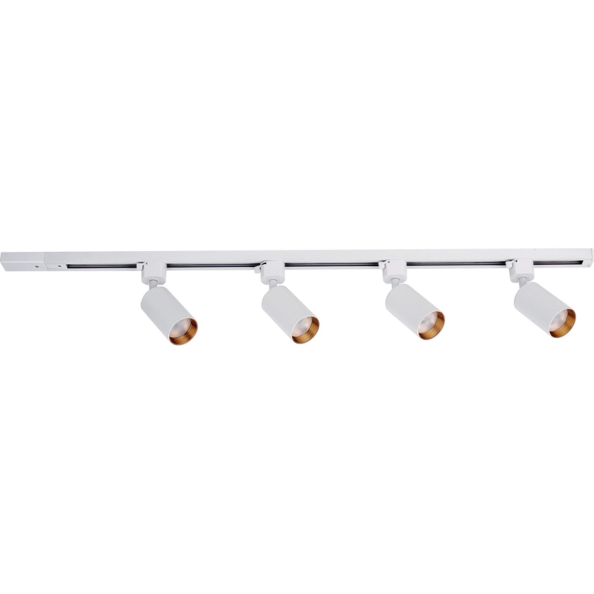 Spotarmatur til TRACER skinnesystem 4xGU10/10W/230V 1 m hvid