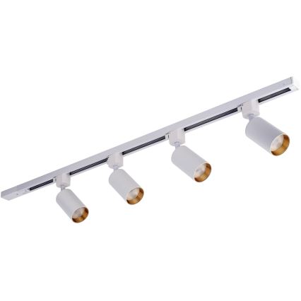Spotarmatur til TRACER skinnesystem 4xGU10/10W/230V 1 m hvid