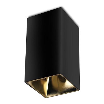 Spotlampe 1xGU10/35W/230V sort/guld