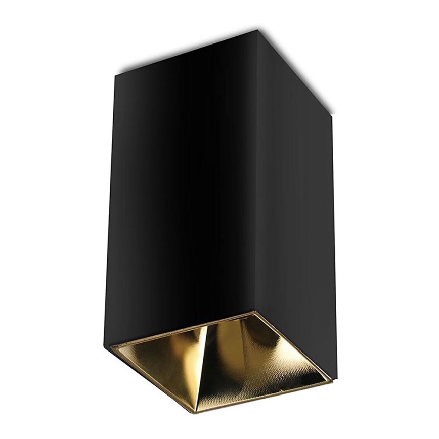 Spotlampe 1xGU10/35W/230V sort/guld