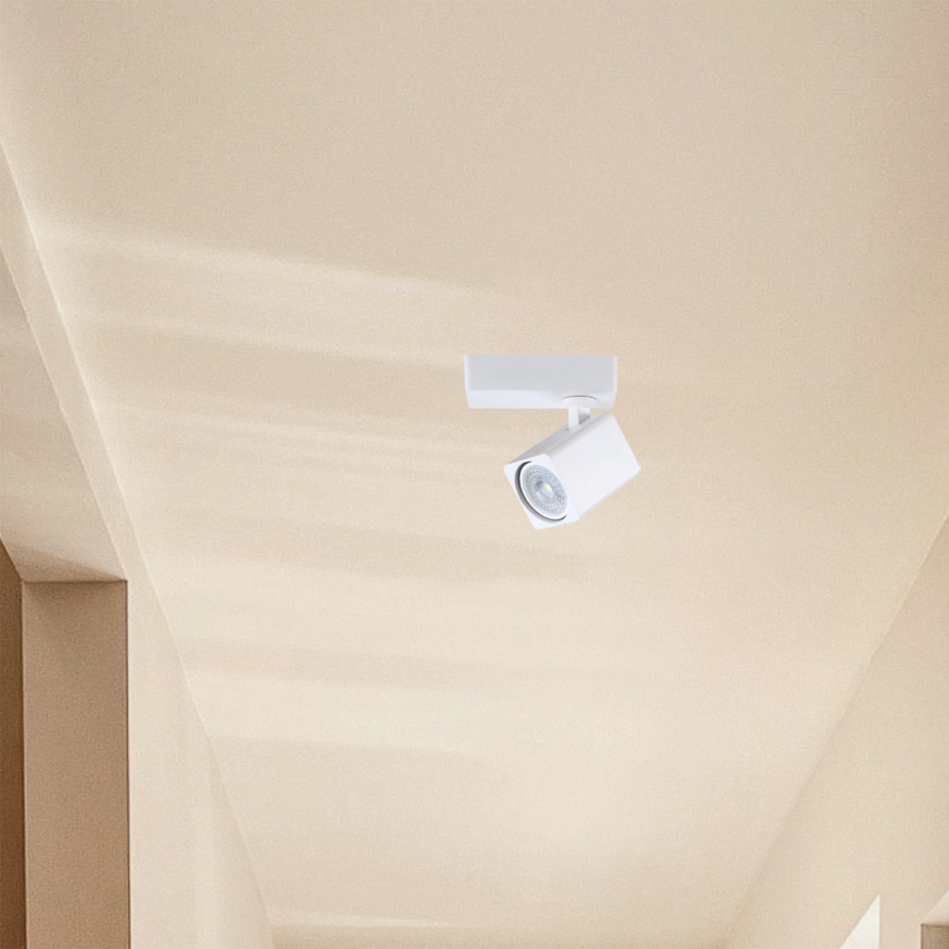 Spotlampe 1xGU10/7W/230V hvid