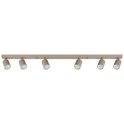 Spotlampe 6xGU10/35W/230V beige