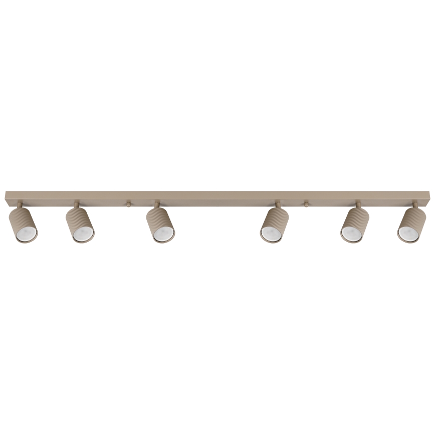 Spotlampe 6xGU10/35W/230V beige